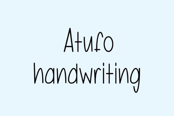 Atufo: The Perfect Handwritten Font for Crafters