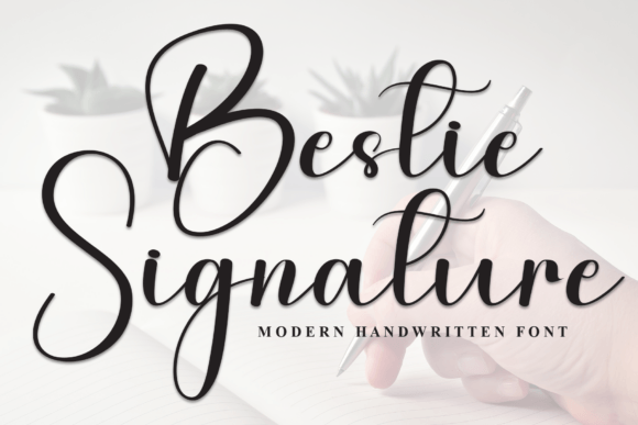 Bestie Signature: The Playful Typeface for Scroll-Stopping Content