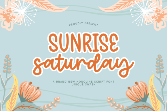 Bringing Sunrise Saturday Font to Life in Handmade Shops