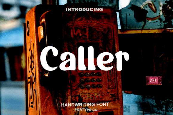 Caller Font: A Handwritten Typeface for Authentic Branding
