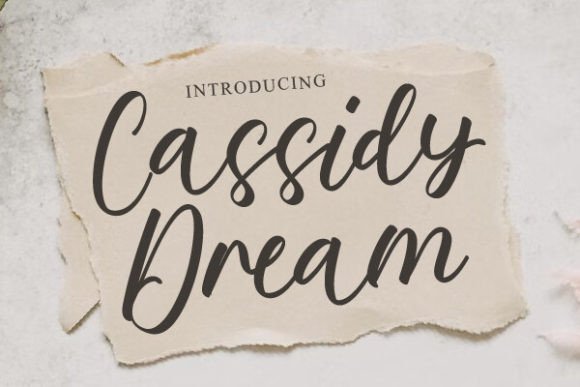 Cassidy Dream: The Perfect Handwritten Font for Crafters