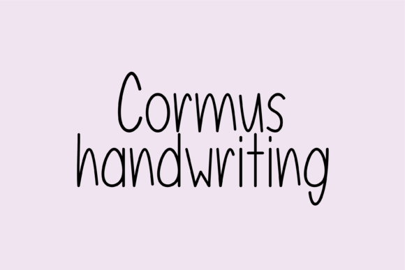 Cormus Font Review: A Handwritten Typeface for Small Business Branding