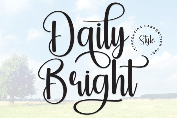 Daily Bright: The Handwritten Font for Scroll-Stopping Content
