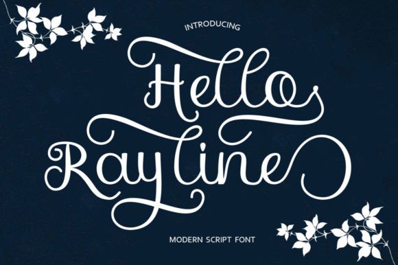 Hello Rayline: The Script Font That Elevates Campaign Design