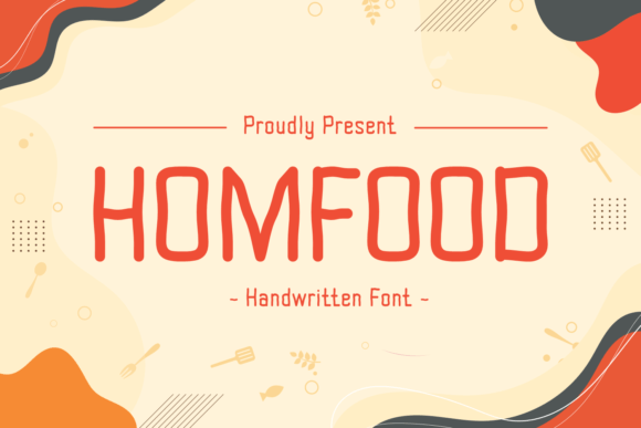 Homfood: A Playful Typeface for Modern Editorial Design