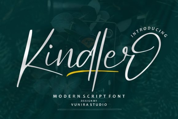 Kindler Font: The Perfect Script for Handmade Brands