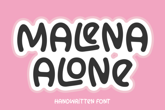Malena Alone: A Bold Handwritten Font for Web Design