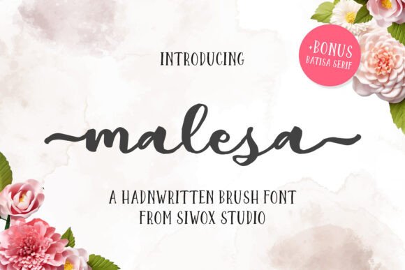 Malesa Brush: A Sleek Typeface for Modern Web Design