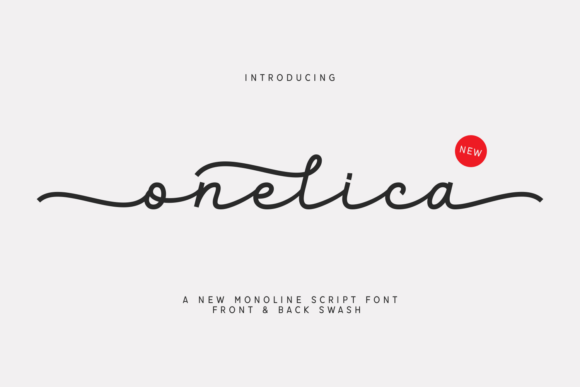 Onelica: The Modern Script Font for Handmade Brands