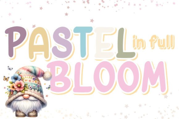 Pastel in Full Bloom: A Whimsical Typeface for Editorial Design