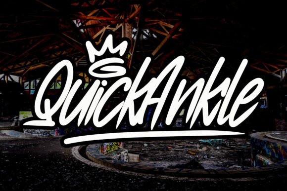 Quick Ankle: The Bold Script Font for Scroll-Stopping Marketing