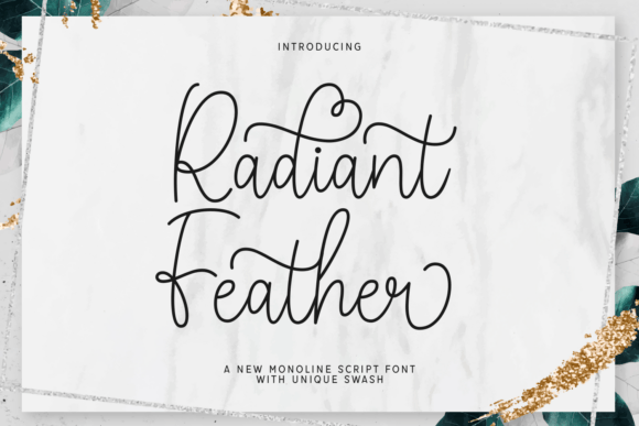 Radiant Feather: The Script Font for Scroll-Stopping Brand Content