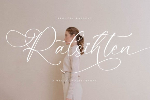 Ralsihten: A Modern Script Typeface for Editorial Design