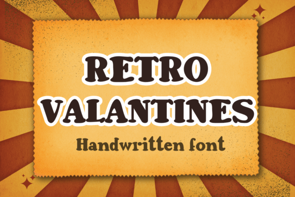 Retro Valentines: A Handwritten Typeface for Modern Web Design