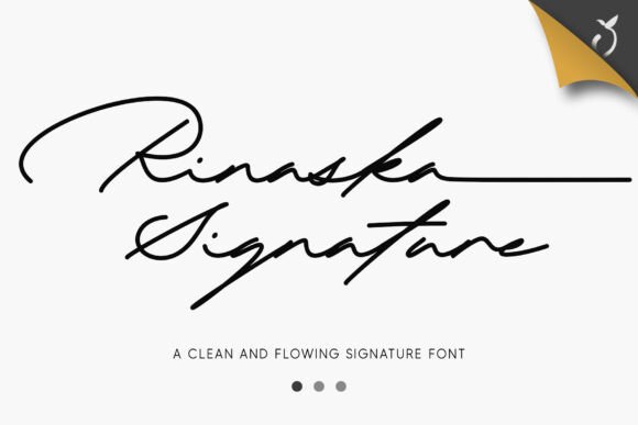 Rinaska Signature: A Modern Typeface for Editorial Design