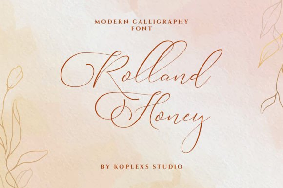Rolland Honey: A Modern Typeface for Polished Branding