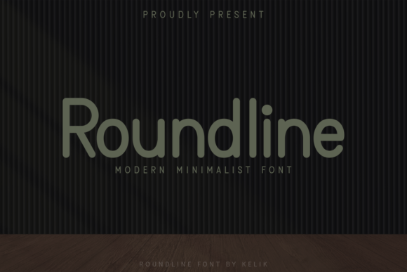 Roundline: A Modern Typeface for Clean Web Design
