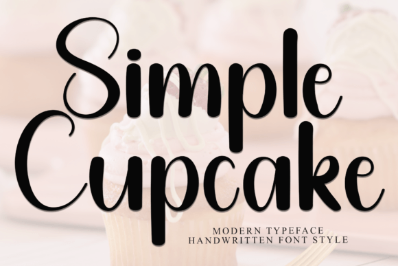 Simple Cupcake: A Script Font for Polished Branding