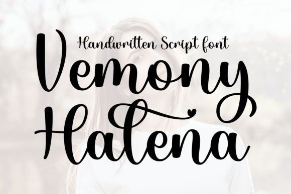 Vemony Halena: A Handwritten Typeface for Editorial Elegance