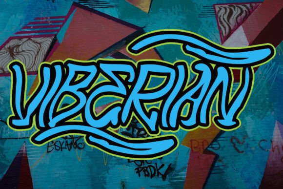 Viberian: A Bold Handbrush Typeface for Editorial Impact